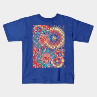 Retro Psychedelic Kids T-Shirt